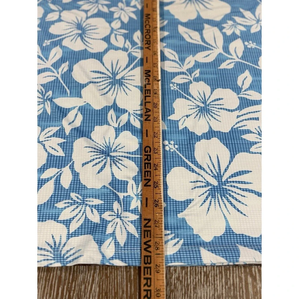 Yatta Golf Polo Shirt Blue Floral Men's Size XL - Picture 5 of 6